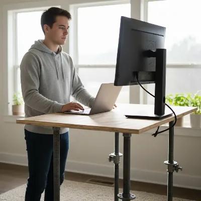 Build Your Own Ergonomic Standing Desk on a Budget