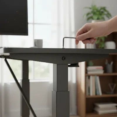 How to Quickly Stabilize a Wobbly Standing Desk at Home